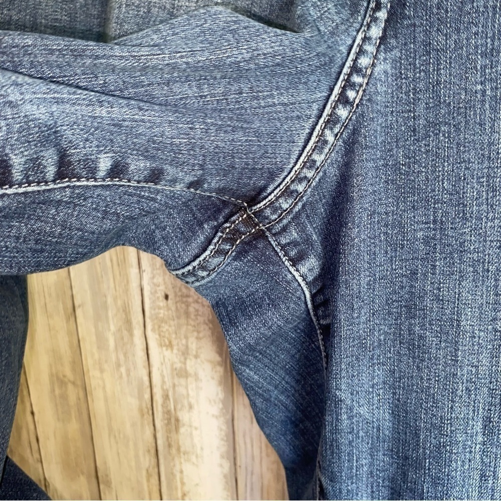 Lane Bryant Straight Leg Stretch Jeans Size 18 Medium Wash Denim Plus Size - Picture 3 of 8